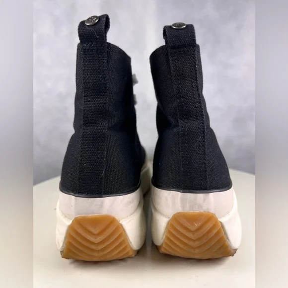 Madden Girl Winnona Platform Black and White Sneakers Size 7.5 - Picture 3 of 7